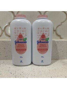 Johnson’s  Blossoms Cornstarch Baby Powder 500G NEW ( 2 pc )